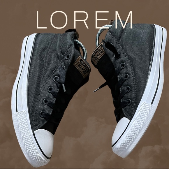 Rare*Converse all star gym shoes mens Size 7 high top - Picture 10 of 13